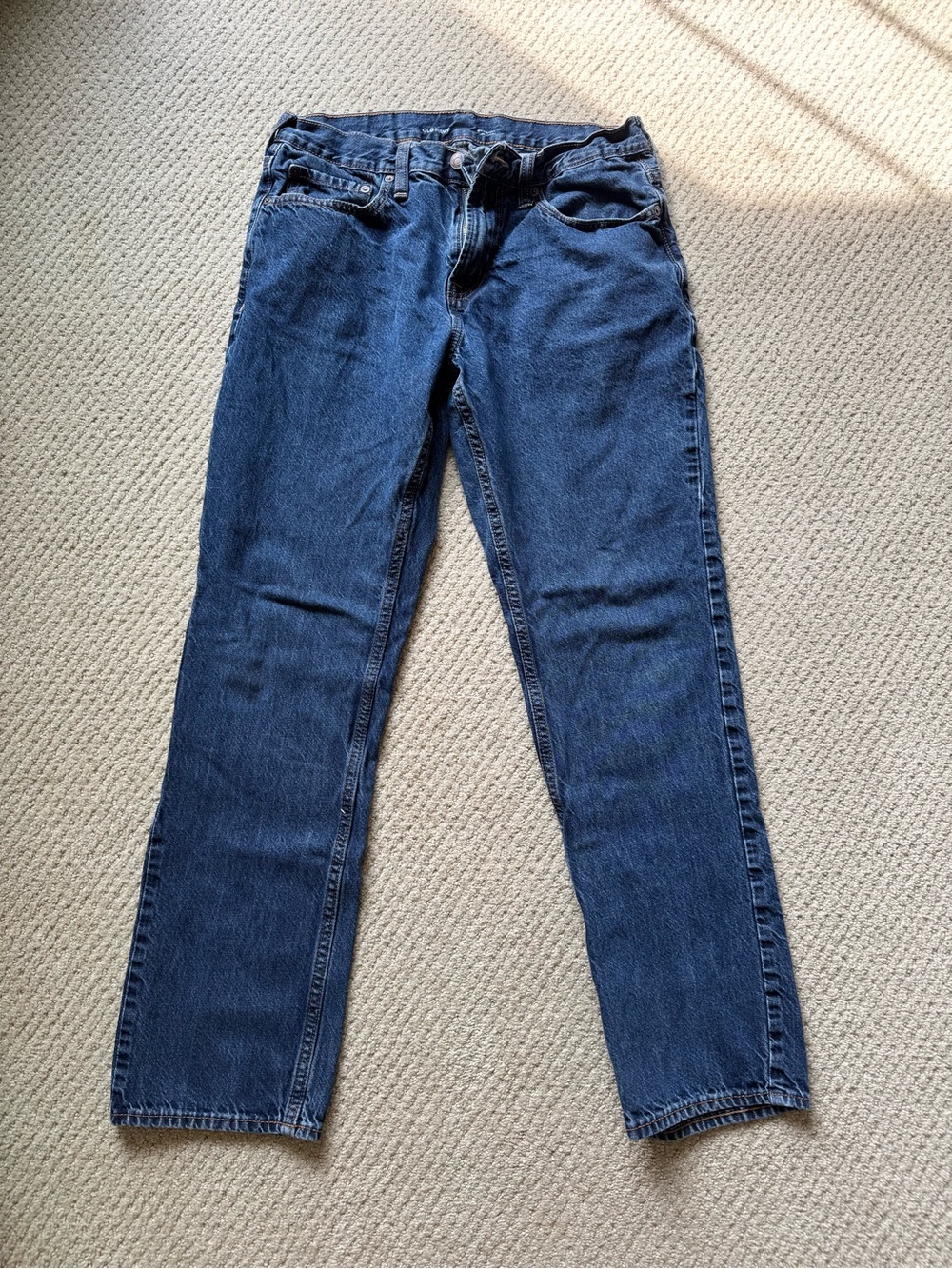 Old Navy Dark Blue Straight Jeans